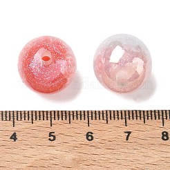 Luminous Two Tone Resin & Glitter Powder Beads&nbsp;RESI-F073-02