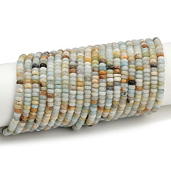 Natural Flower Amazonite Beads Strands&nbsp;G-H292-A21-01