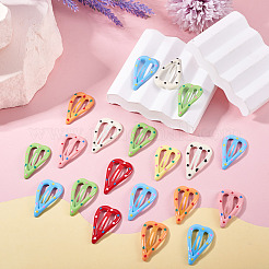 Iron Enamel Snap Hair Clips&nbsp;PHAR-TADJ0001-06C