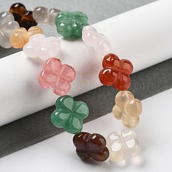 Natural & Synthetic Mixed Gemstone Beads Strands&nbsp;G-P520-A03-01