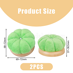 2Pcs 2 Colors Velvet Pin Cushion&nbsp;DIY-DC0002-02