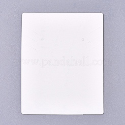 花柄紙ジュエリーディスプレイカード  ネックレス/イヤリング吊り用  カラフル  63.5x51x0.3mm  穴：1.4mm&nbsp;CDIS-E009-06A