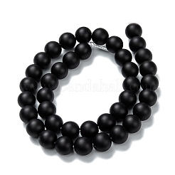 Natural Black Onyx Beads Strands&nbsp;X-G-Z024-01A