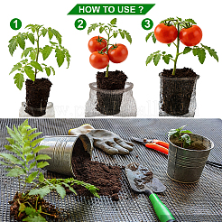 ステンレスメッシュバッグ 植物保護 防虫メッシュバッグ  ステンレス鋼色  600x600x1mm&nbsp;AJEW-WH0410-71