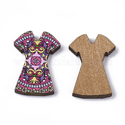 Printed Basswood Cabochons&nbsp;WOOD-S045-082A