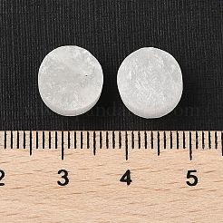 天然水晶カボション  水晶  フラットラウンド  10x8~9.5mm&nbsp;G-K338-39A-03
