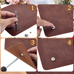 20 Bags Alloy Studs Rivets&nbsp;FIND-CL0002-03P