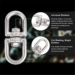 304 Stainless Steel Double Eye Swivel Clasps&nbsp;STAS-NB0004-28P