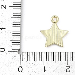 独立記念日合金エナメルチャーム  ゴールドカラー  スター  14x12x2mm  穴：1.5mm&nbsp;PALLOY-V001-07A