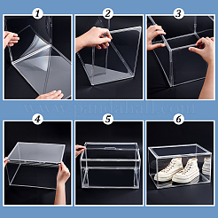 2Pcs PET Plastic Action Figure Display Cases&nbsp;ODIS-AR0001-15