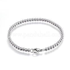 Tarnish Resistant 201 Stainless Steel Ball Chain Bracelets&nbsp;BJEW-E295-08