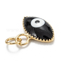 Brass Enamel Pendants&nbsp;KK-M220-03G