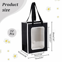 Rectangle Paper Gift Bags&nbsp;ABAG-WH0048-09B