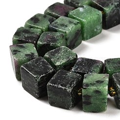 Natural Ruby in Zoisite Beads Strands&nbsp;G-G053-B01-01