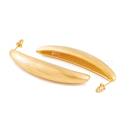 Banana Brass Stud Earrings for Women&nbsp;EJEW-G391-06G