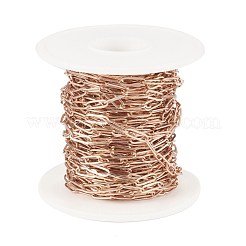 Ion Plating(IP) 304 Stainless Steel Paperclip Chains&nbsp;STAS-K209-07RG