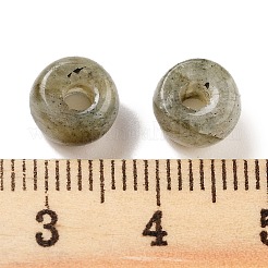 天然石ラブラドライトビーズ  バレル  8~8.4x5~6.6mm  穴：2~3.2mm&nbsp;G-C134-03T