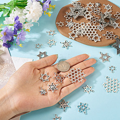 78Pcs 11 Styles Tibetan Style Alloy Pendants&nbsp;TIBE-TA0001-35