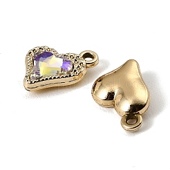 UV Plating Alloy Glass Pendants&nbsp;FIND-K032-24G