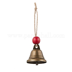 3Pcs 3 Colors Iron Bell Pendant Decoration&nbsp;HJEW-JM02235