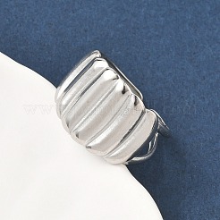304 Stainless Steel Open Cuff Rings&nbsp;RJEW-A079-01I-P