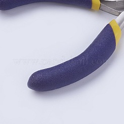 45＃炭素鋼丸ペンチ  ハンドツール  フェロニッケル  ステンレス鋼色  7.9x4.8x0.8cm&nbsp;PT-L002-02