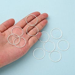 真鍮製フレームコネクター  ニッケルフリー  銀  25x0.7~1mm&nbsp;EC18725MM-NFS