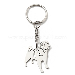 Non-Tarnish 201 Stainless Steel Keychain&nbsp;KEYC-Z003-06P