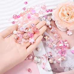 60G 3 Colors Acrylic Beads&nbsp;MACR-YW0003-35