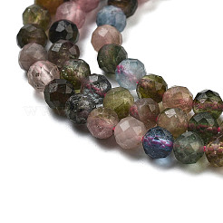 Natural Multicolor Tourmaline Beads Strands&nbsp;G-K376-A01-01
