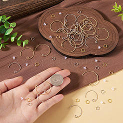 Brass Earring Hooks&nbsp;KK-TA0008-95