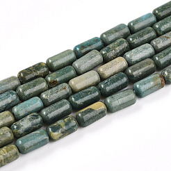 天然寿山翡翠ビーズ連売り  バレル  7.5~8x4~5mm  穴：0.6mm  約48個/連  15.16~15.35インチ（38.5~39cm）&nbsp;G-N346-01A-03