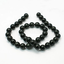 Natural Obsidian Beads Strands&nbsp;G-G099-16mm-24
