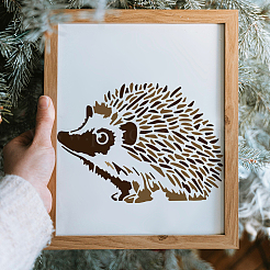1Pc PET Hollow Out Drawing Painting Stencils&nbsp;DIY-MA0005-76C
