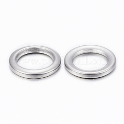 変色しにくい304ステンレススチール製リンクリング  ステンレス鋼色  12x1.5mm  内径約8mm&nbsp;STAS-H401-25P-12mm