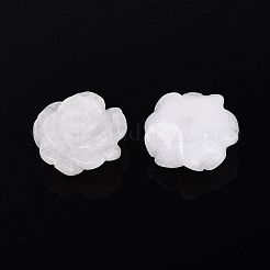 Natural White Jade Carved Beads&nbsp;G-Q601-41A-01