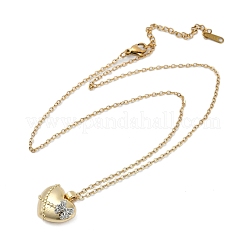 Brass Crossed Bowknot Heart Pendant Necklaces&nbsp;LS-NJEW-K280-06G-02