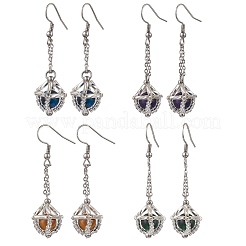 Glass Seed Beads Dangle Earrings&nbsp;EJEW-MZ00350
