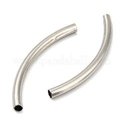 Non-Tarnish 304 Stainless Steel Tube Beads&nbsp;STAS-B047-27N-P