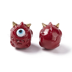 Halloween Opaque Resin Beads&nbsp;RESI-F033-01E