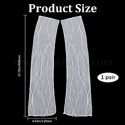 Polyester Mesh Oversleeves for Women&nbsp;AJEW-WH20007-93A