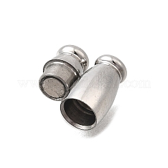 Barrel 304 Stainless Steel Magnetic Clasps&nbsp;STAS-D382-03C-P