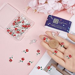 50Pcs Alloy Enamel Connector Charms&nbsp;FIND-SC0007-80