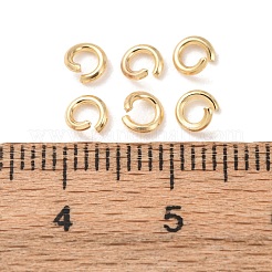 Brass Open Jump Rings&nbsp;KK-G604-08G-23