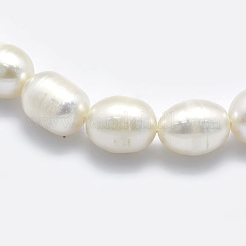 Natural Cultured Freshwater Pearl Beads Strands&nbsp;LS-PEAR-K003-24A