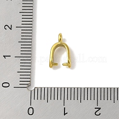 304 Stainless Steel Ice Pick Pinch Bails&nbsp;STAS-Z058-01G-05