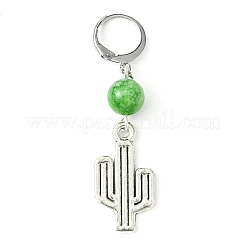 Alloy Cactus Pendant Decoration&nbsp;HJEW-JM01552-02