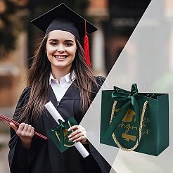 Gold Stamping Graduation Cap Paper Gift Bags&nbsp;CARB-FZC0001-01C