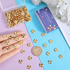 200Pcs Tibetan Style Alloy Wavy Spacer Beads&nbsp;FIND-SC0008-89