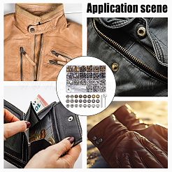 Removable Zinc Alloy Snap Button Sets&nbsp;TOOL-WH0059-126B